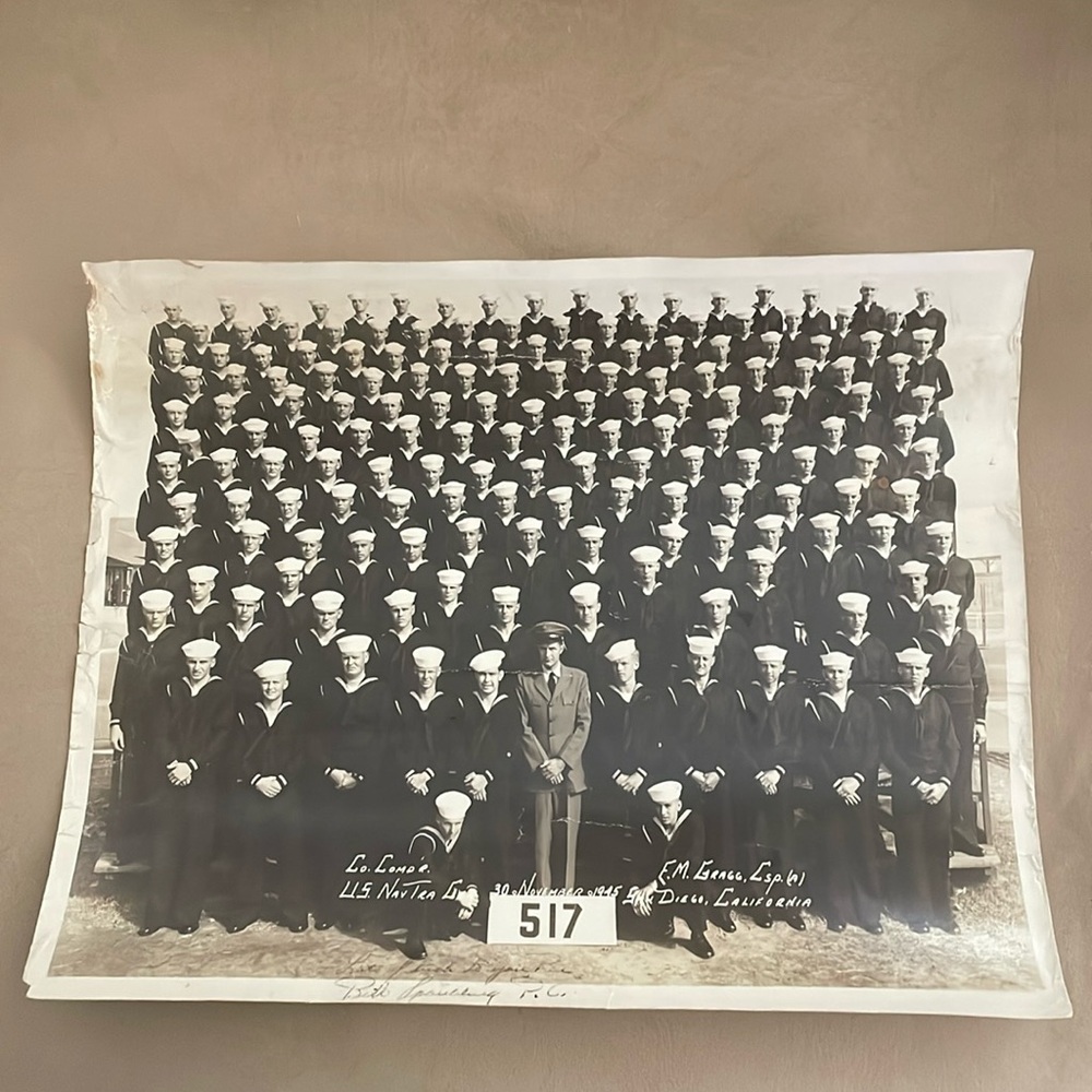 US Naval Training Vintage Photo 1945 San Diego California